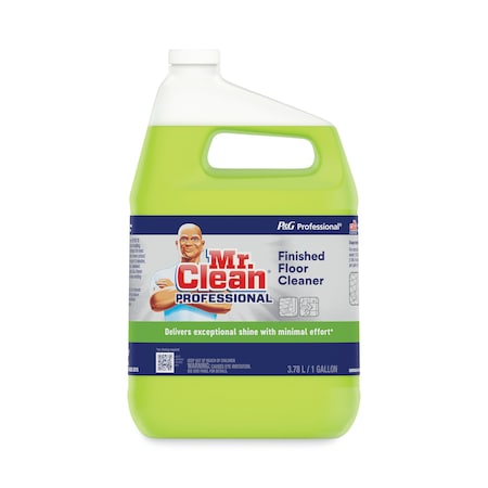 Mr. Clean Finished Floor Cleaner, Lemon Scent, One Gallon Bottle 00008229